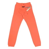 Штаны Fear Of God Black Patch With Text "Peach"