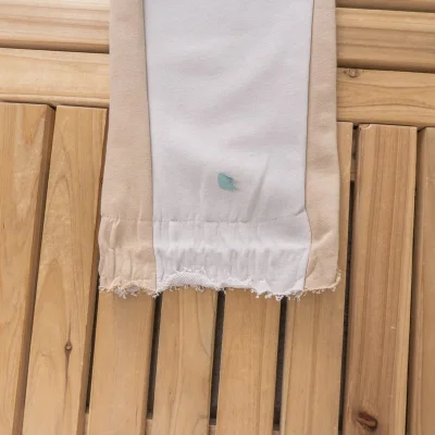 Штаны Gallery Dept Raw Edges Of Legs And Colorful Dots "White" фото № 9