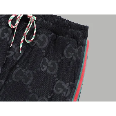 Штаны Gucci With Multicolored Stripes "Black" фото № 2