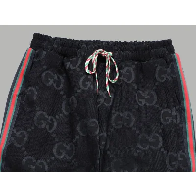 Штаны Gucci With Multicolored Stripes "Black" фото № 7