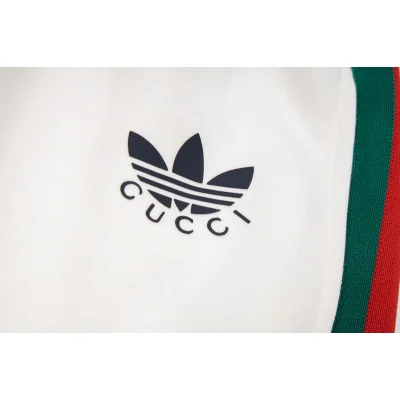 Штаны Gucci X Adidas Straight "White" фото № 5
