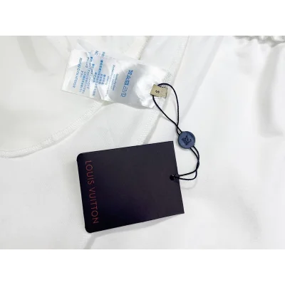 Штаны Louis Vuitton With Black Logo "White" фото № 6