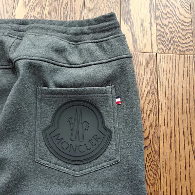 Штаны Moncler With Logo "Black/Gray" фото № 2