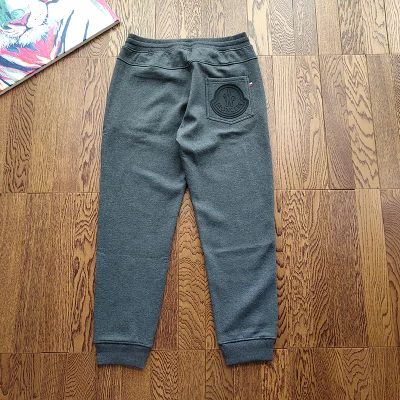 Штаны Moncler With Logo "Black/Gray" фото № 3