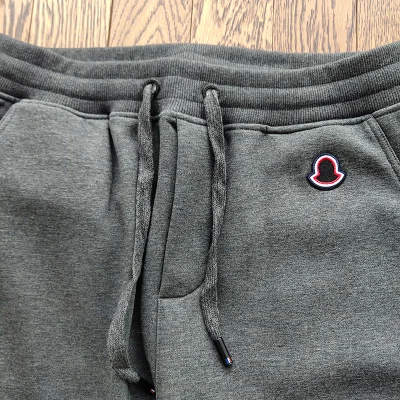 Штаны Moncler With Logo "Black/Gray" фото № 7