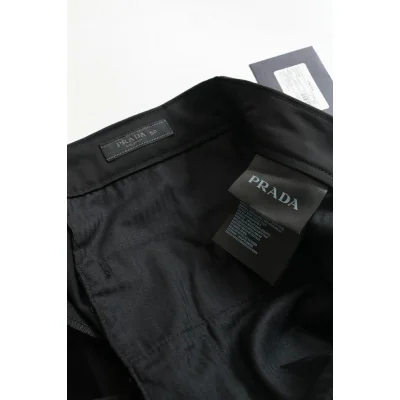 Штаны Prada With A Logo "Black" фото № 4