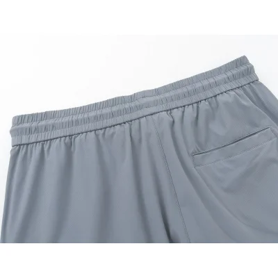 Штаны Prada With Triangular Insert Logo "Gray/Blue" фото № 3