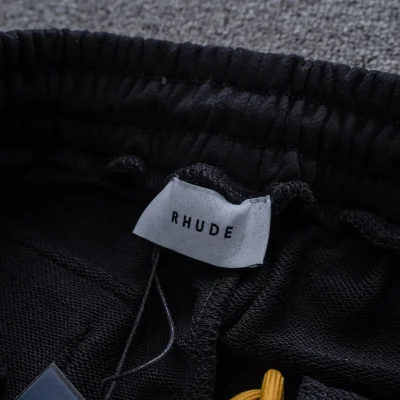 Штаны Rhude X McLaren Soft Logo "Black" фото № 4