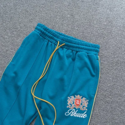 Штаны Rhude Emblem Of Brand "Blue" фото № 4 Штаны Rhude Emblem Of Brand "Blue" фото № 4