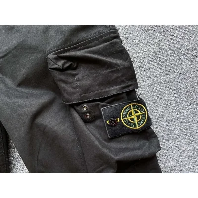 Штаны Stone Island With Patch On Pocket "Black" фото № 8