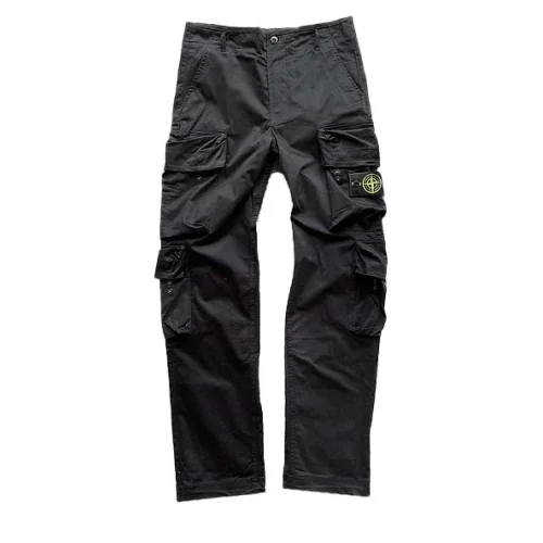 Штаны Stone Island With Patch On Pocket "Black"