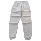 Штаны Youngla Logo And Eagle Print "Gray"