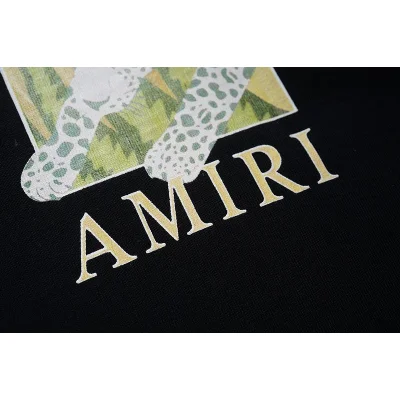 Футболка Amiri Leopard Inside Green Rectangle Print "Black" фото № 5