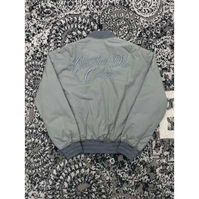 Бомбер Christian Dior Embroidered Atelier 1947 "Gray" фото № 5