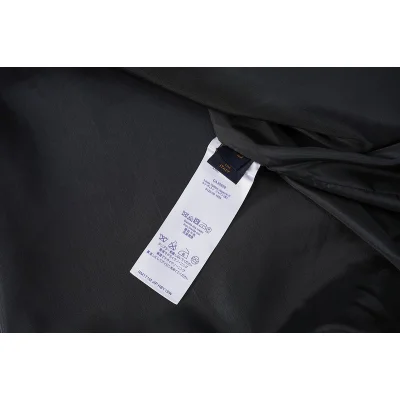 Бомбер Louis Vuitton Patchwork Leather Sleeved "Black/White" фото № 3