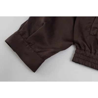 Куртка-бомбер Miu Miu Front Pockets "Brown" фото № 4