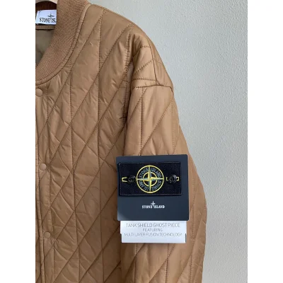 Бомбер Stone Island Quilted Fabric "Brown" фото № 8