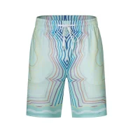 Шорты Casablanca Colorful Man And Lines Print "Blue"
