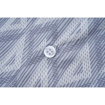 Рубашка Dior Repeating Triangle Print "Gray" фото № 3
