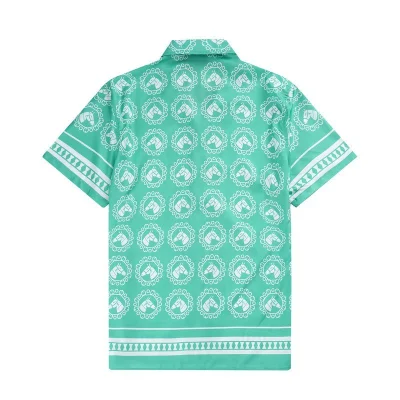 Рубашка Gucci Horse In Circle Print "Green" фото № 2