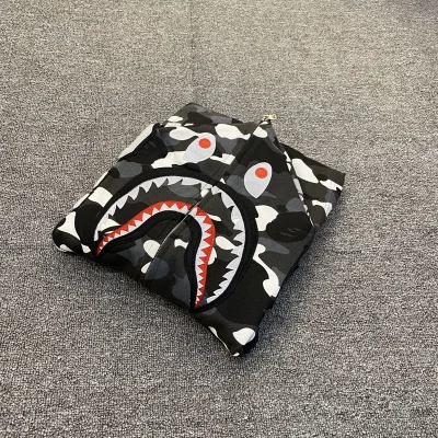 Худи ZIP A Bathing Ape Original Hood "Black/White/Gray" фото № 6 Худи ZIP A Bathing Ape Original Hood "Black/White/Gray" фото № 6