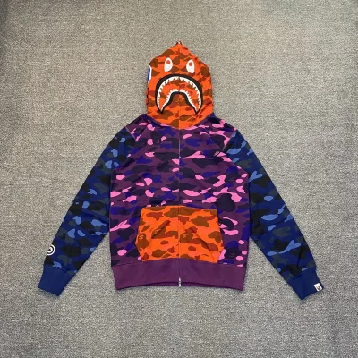 Худи A Bathing Ape Color Camouflage "Violet" фото № 2