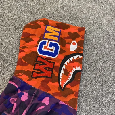 Худи A Bathing Ape Color Camouflage "Violet" фото № 6