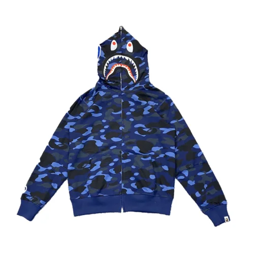 Худи A Bathing Ape Hood Mask ZIP "Blue"