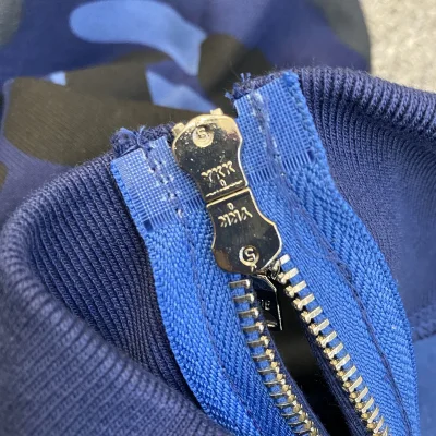 Худи A Bathing Ape Hood Mask ZIP "Blue" фото № 4