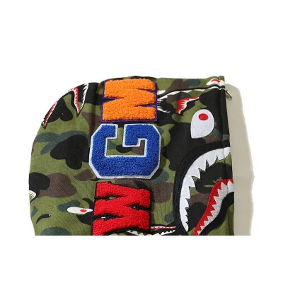 Худи A Bathing Ape Camouflage Shark Print Zip "Green" фото № 5 Худи A Bathing Ape Camouflage Shark Print Zip "Green" фото № 5