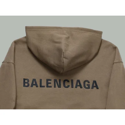Худи Balenciaga With The Label Of The Company "Brown" фото № 2