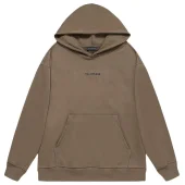 Худи Balenciaga With The Label Of The Company "Brown"