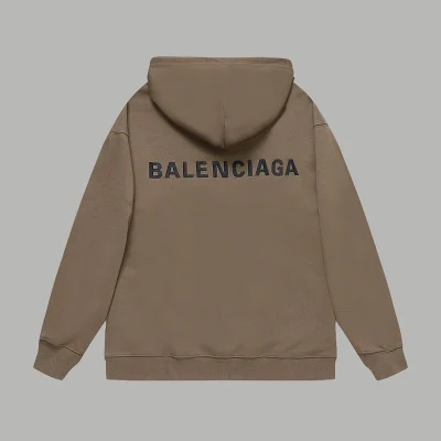 Худи Balenciaga With The Label Of The Company "Brown" фото № 8
