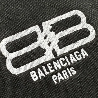 Худи Balenciaga Reflection And Glue Letter Logo "Black" фото № 2