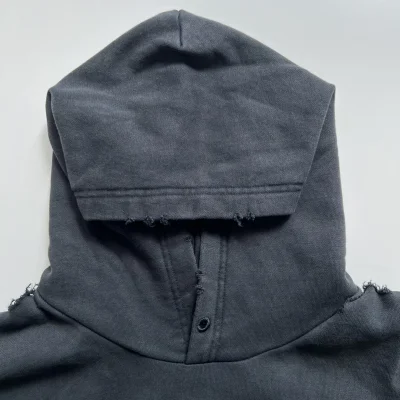 Худи Balenciaga Reflection And Glue Letter Logo "Black" фото № 3