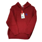 Худи Burberry Backside Print Navy Blue Warrior On The Horse "Red"