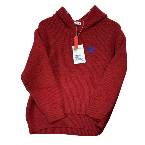 Худи Burberry Backside Print Navy Blue Warrior On The Horse "Red"