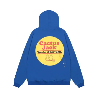 Худи Cactus Jack Merch McDonald’s We Do It For You "Blue" фото № 2