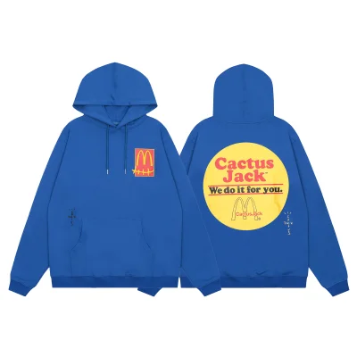 Худи Cactus Jack Merch McDonald’s We Do It For You "Blue" фото № 8
