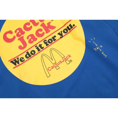 Худи Cactus Jack Merch McDonald’s We Do It For You "Blue" фото № 7
