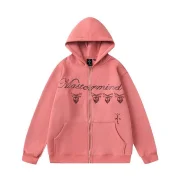 Зип-Худи Cactus Jack Utopia Crossbone "Pink"