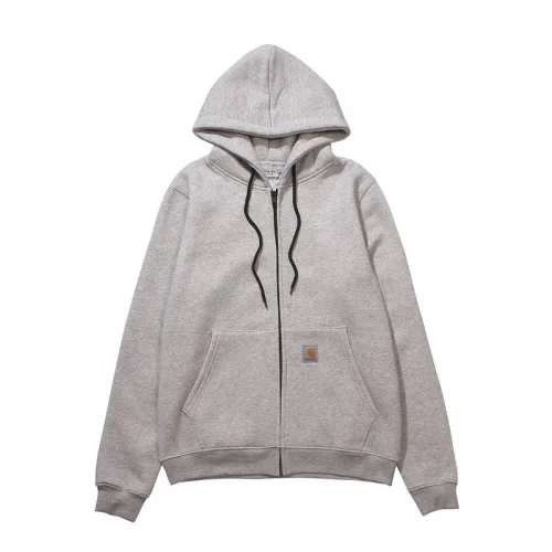 Худи Carhartt With Logo ZIP "Gray"