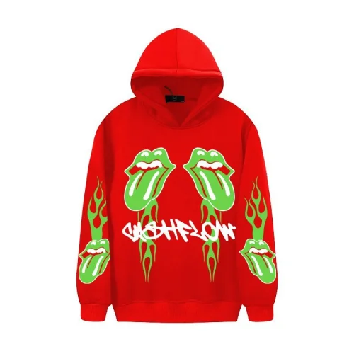 Худи Cashflow Showing Language "Red"