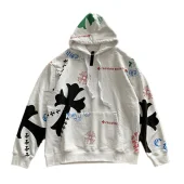 Худи Chrome Hearts Icons Symbols And Emblems "White"