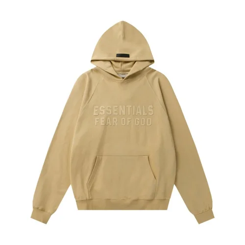 Худи Fear Of God Pasted Text Logo "Yellow/Brown"