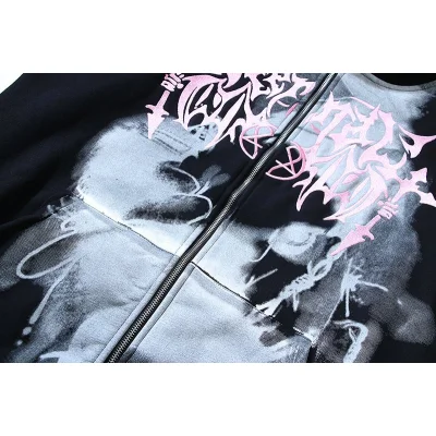 Худи Four Caccus The Demons Inside Us ZIP "Black" фото № 7