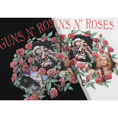 Худи Gans N Roses Rock Band Print "Black" фото № 2