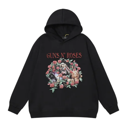 Худи Gans N Roses Rock Band Print "Black"