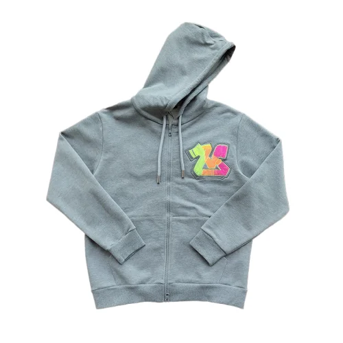 Худи Louis Vuitton With Brand Logo ZIP "Gray"