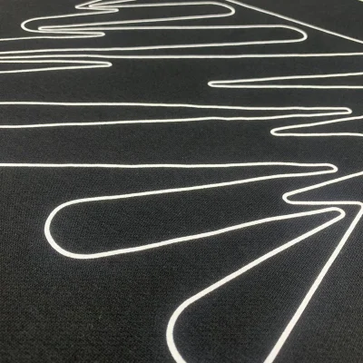 Худи OFF-White Black Stripes With White Outline "Black" фото № 5 Худи OFF-White Black Stripes With White Outline "Black" фото № 5